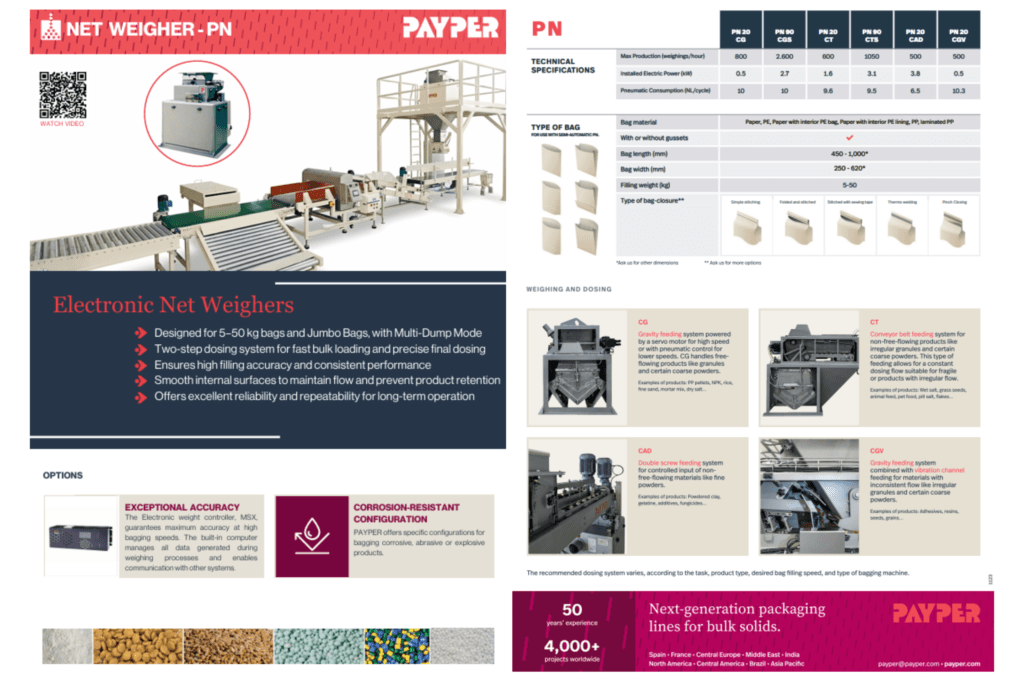 Net Weigher - PN - PAYPER Bagging India | Bagging Machine Manufacturer ...
