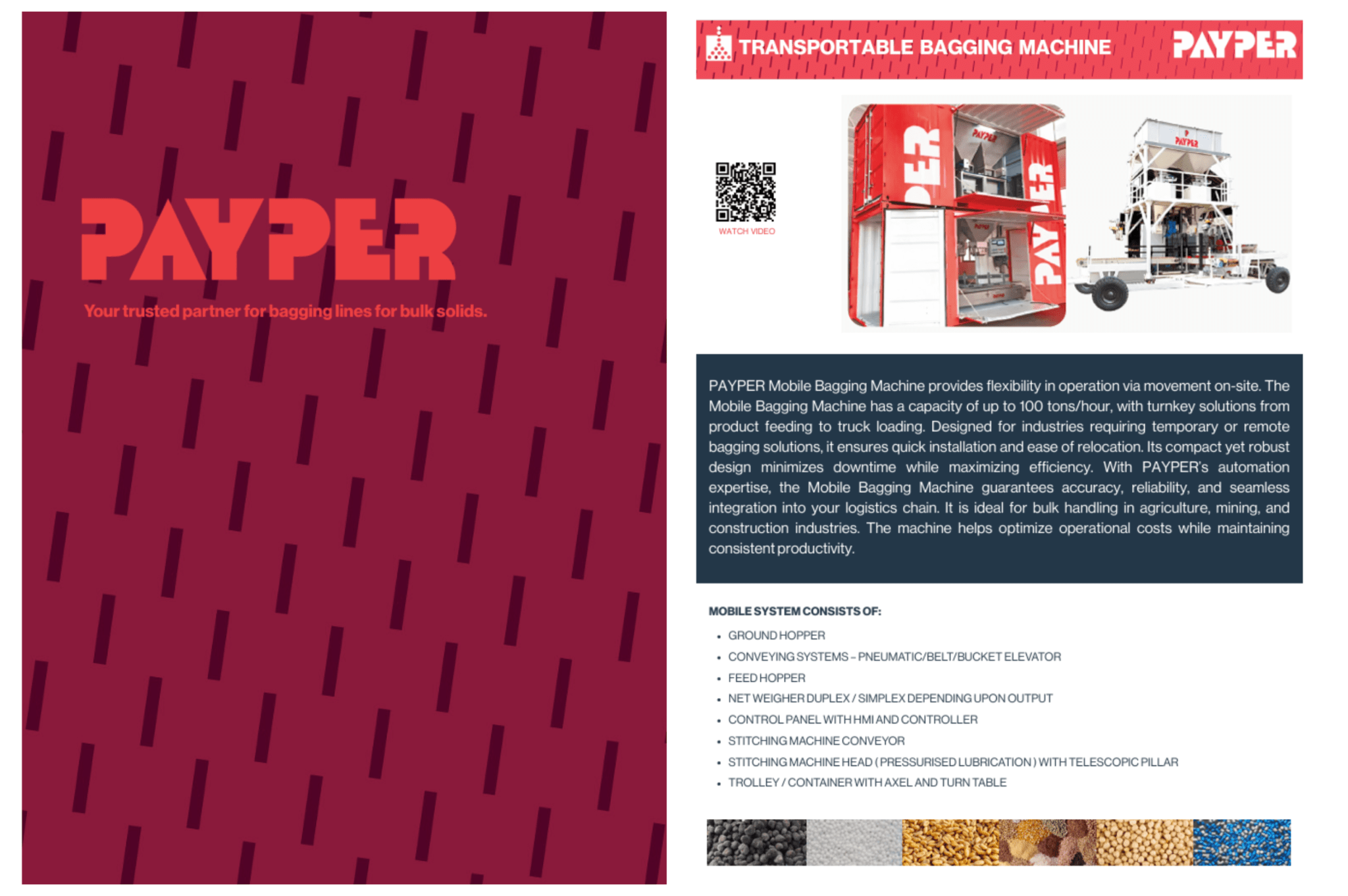Transportable Bagging Machine - PAYPER Bagging India | Bagging Machine ...